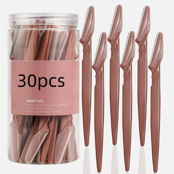 Set of 66 rose gold eyelash extensions with a clear container labeled '66pcs'.