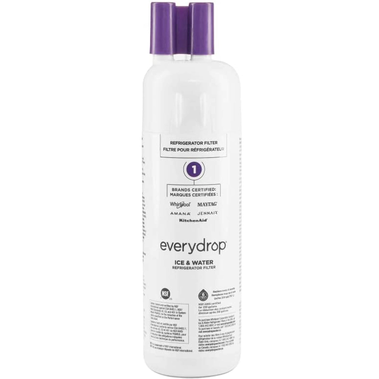EDR1RXD1 water filter 1 - W10295370A refrigerator water filter - FILTER 1
