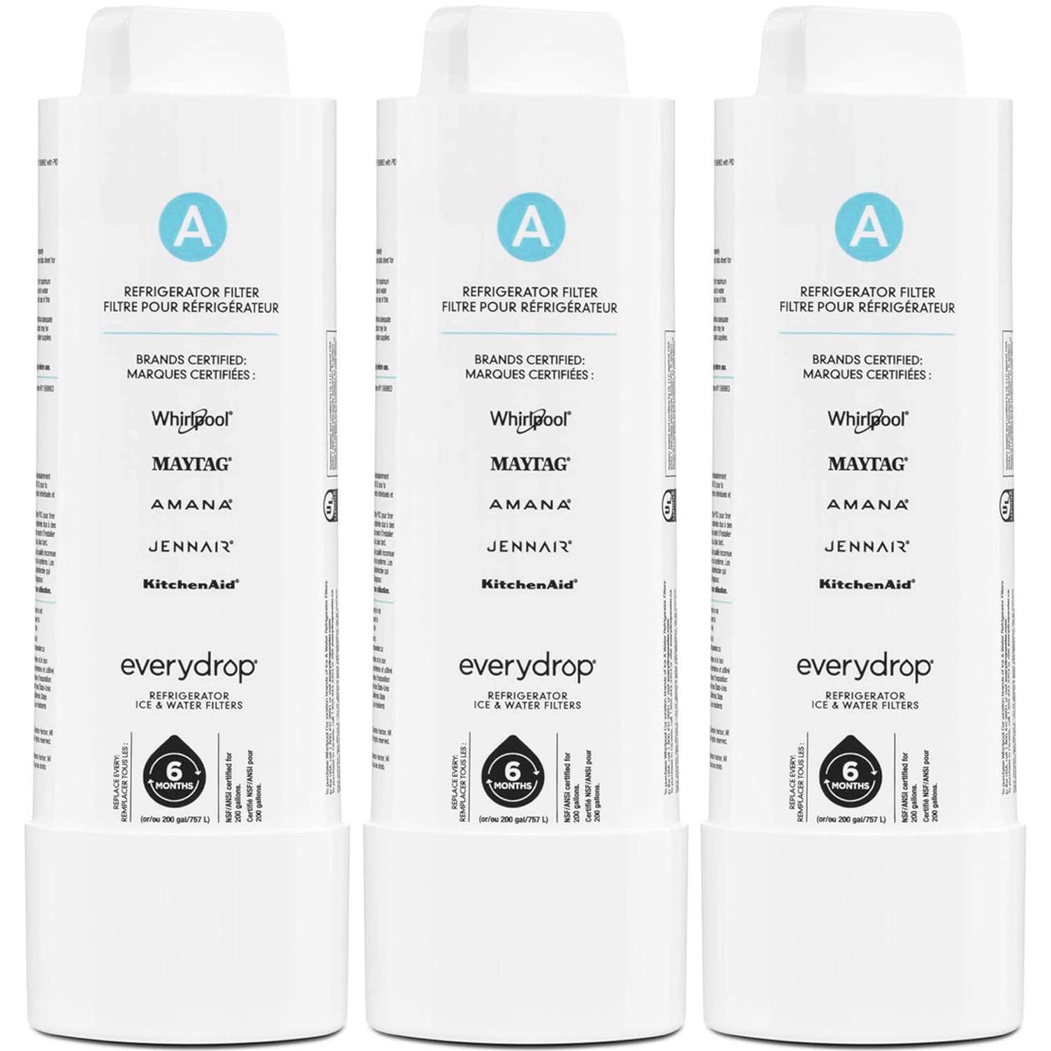 EDRARXD1 water filter A - EDRARXD1B refrigerator water filter - FILTER A