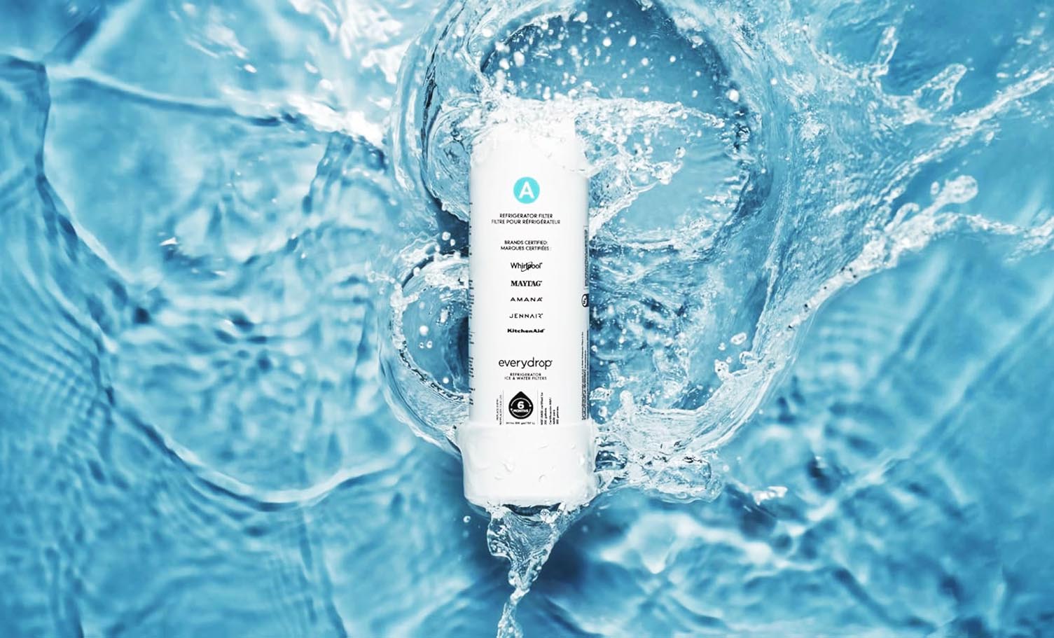 EDRARXD1 water filter A - EDRARXD1B refrigerator water filter - FILTER A