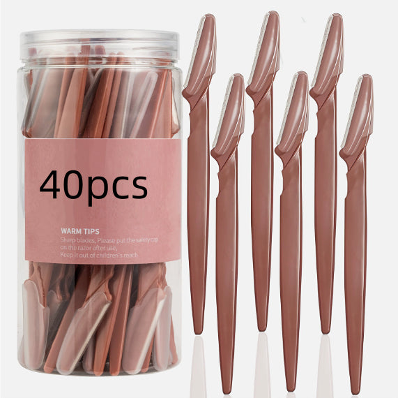Set of 66 rose gold eyelash extensions with a clear container labeled '66pcs'.