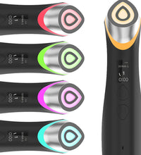 Professional black facial beauty device featuring a digital display and ergonomic design for lifting and firming.