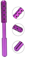 Collection of Germanium Beauty Rollers in red, purple, and rose gold finishes.